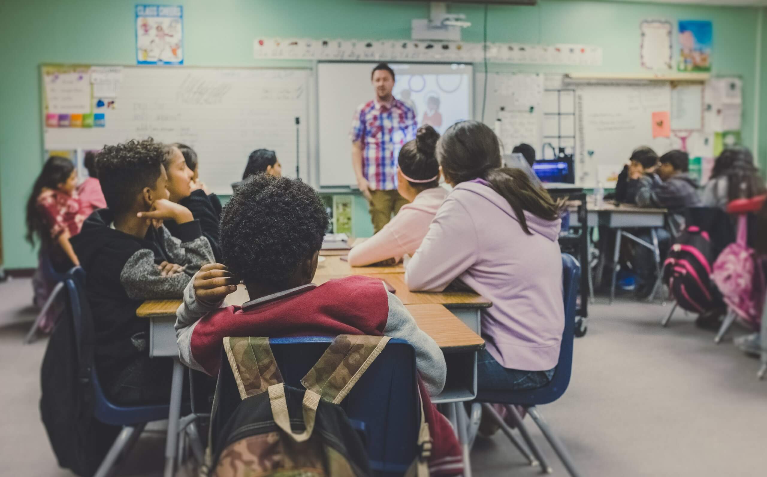 students in a class