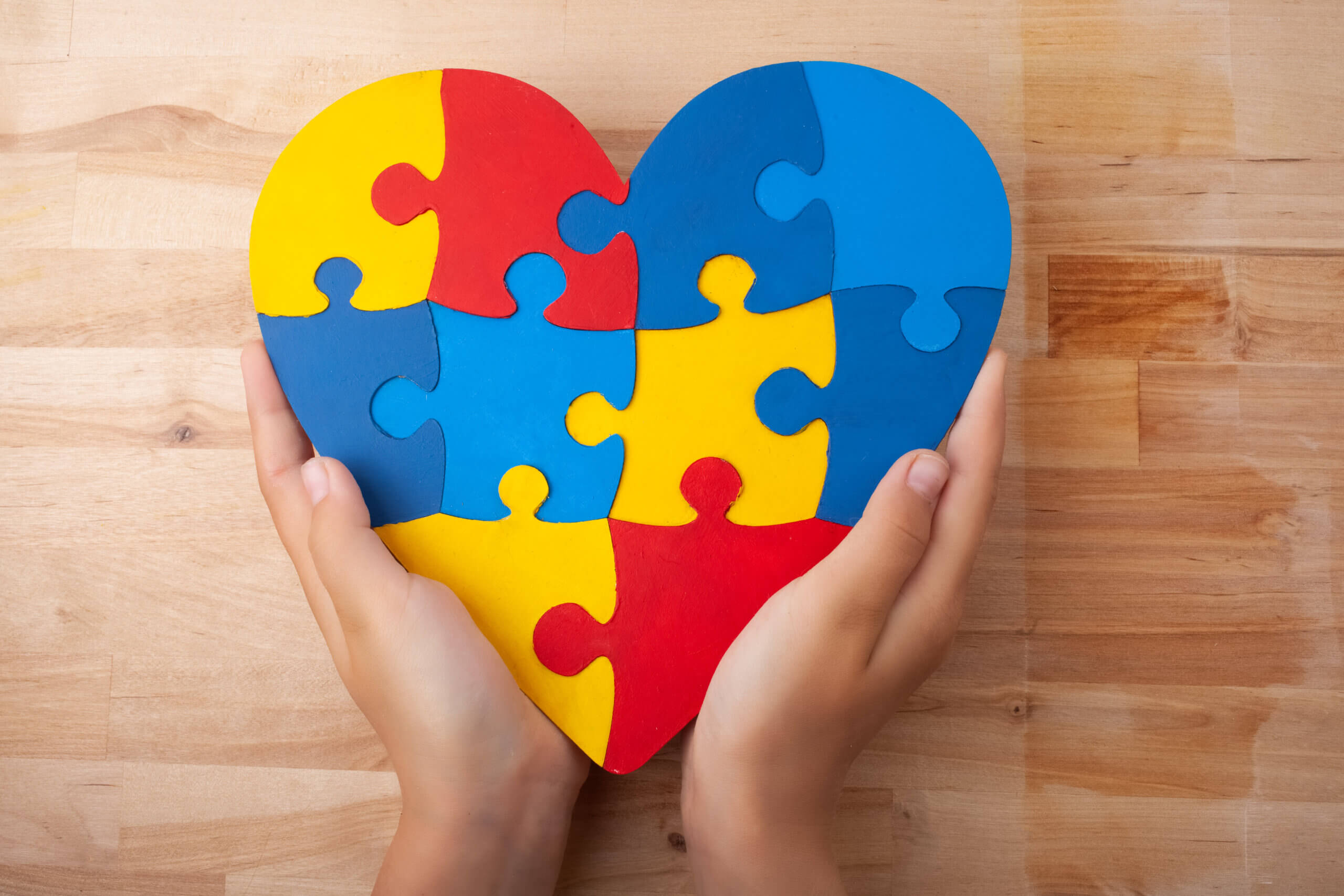 heart with puzzle pieces